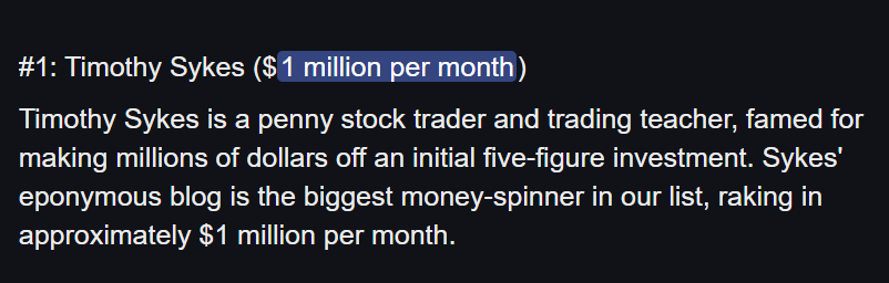 Timothy Sykes