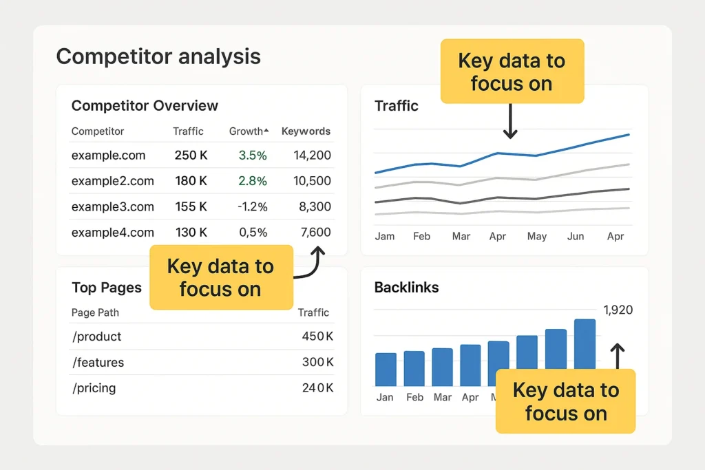 Tools that make competitor analysis easier